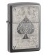 Zippo Black Ace (finitura black ice )