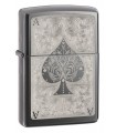 Zippo Black Ace (finitura black ice )