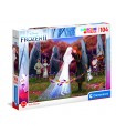 Puzzle Supercolor Clementoni 104 pz. Frozen 2