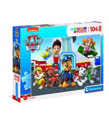 Puzzle Supercolor Clementoni Maxi 104 pz. Paw PAtrol