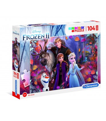 Puzzle Supercolor Clementoni Maxi 104 pz. Frozen 2