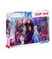 Puzzle Supercolor Clementoni Maxi 104 pz. Frozen 2