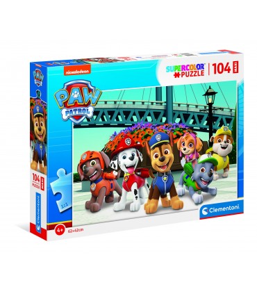 Puzzle Supercolor Clementoni Maxi 104 pz. Paw Patrol