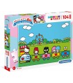 Puzzle Supercolor Clementoni Maxi 104 pz. Hello Kitty