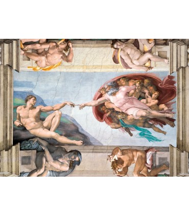 Puzzle Clementoni Museum Collection 1000 pz. Michelangelo - Creazione dell'Uomo