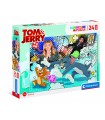Puzzle Supercolor Clementoni Maxi 24 pz. Tom and Jerry