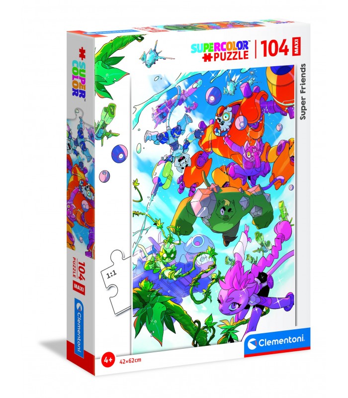 Clementoni Paw Patrol Supercolor Puzzle, No Color, 104 Pezzi, 27945