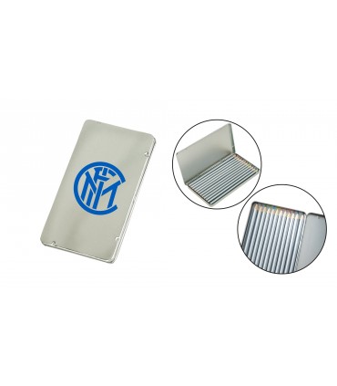 Confezione di Metallo F.C. Inter con 12 Matite colorate