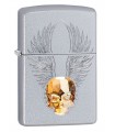 Zippo Gold Skull Design con Teschio 3D con Swarovsky