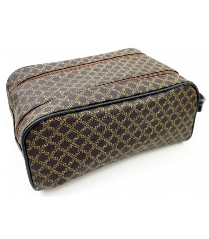 Beauty Case Uomo Polo Play con Manico e Doppia Cerniera Le Kikke Dim