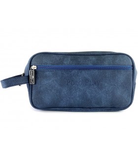 Beauty Case Uomo Effetto Sabbiato con Manico  Le Kikke Dim.27x17 cm Disponibile in 4 colori