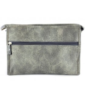 Beauty Case Uomo Effetto Sabbiato con Manico  Le Kikke Dim.27x19 cm Disponibile in 4 colori