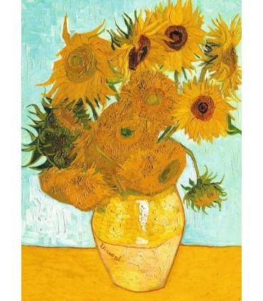 Puzzle Ravensburger 49x36 cm. 300 pz. Van Gogh Vaso di Girasoli