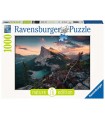 Puzzle Ravensburger 70x50 cm. 1000 pz. Tramonto in Montagna