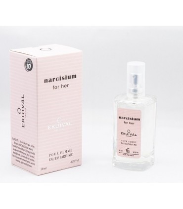 Profumo Ekuival Ispirato a Narciso Rodriguez For Her  da 50 ml  N.0010