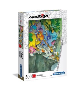 Puzzle Supercolor Clementoni 500 pz. Mordillo
