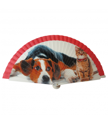 Ventagli in Legno Dipinti a Mano su Entrambi i Lati conf. 12 pz. assortiti come in foto