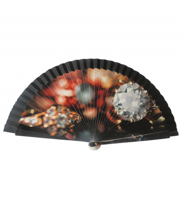 Ventagli in Legno Dipinti a Mano su Entrambi i Lati conf. 12 pz. assortiti come in foto