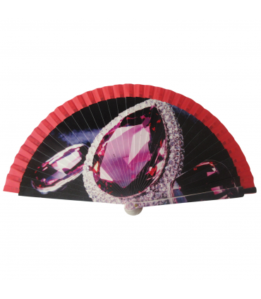 Ventagli in Legno Dipinti a Mano su Entrambi i Lati conf. 12 pz. assortiti come in foto