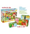 Cubi Puzzle fiabe italiane da 12 Pezzi