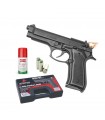 Pistola a Salve Scacciacani Mod. Beretta P92 Calibro 8 mm colore Nero