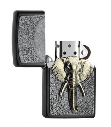 ZIPPO 3D + PLACCA  ELEFANTE
