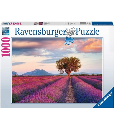 Puzzle Ravensburger 70x50 cm. 1000 pz. Campi di Lavanda