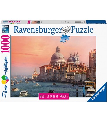 Puzzle Ravensburger 70x50 cm. 1000 pz. Mediterraneo Italy