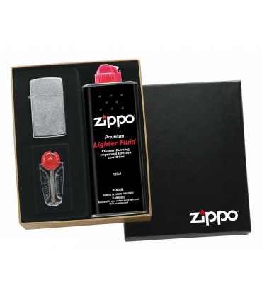 Scatola Regalo Zippo Regular con Pietrina e Benzina