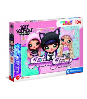 Puzzle Supercolor Clementoni Maxi 104 pz. Topo Gigio