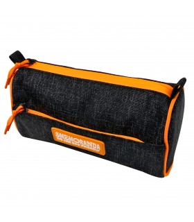 Astuccio Bauletto Smemoranda con Zip colore Nero e Arancione