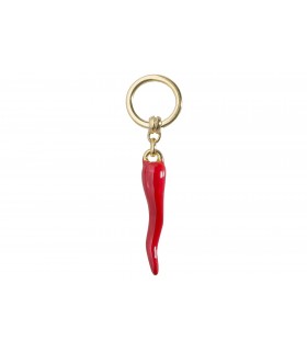 Corno in Resina con Pallone Forza Bianconeri smaltato a mano confezionato in scatola da regalo trasparente