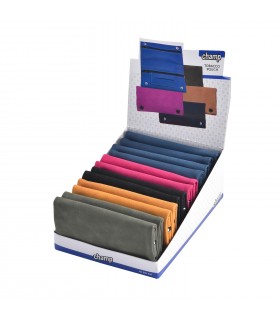 Busta Portatabacco Champ con Zip in Similpelle Expo da 12 assortiti con 4 colori