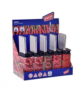 Accendigas Atomic Mini BBQ Fantasia Peperoncino conf. 25 pz. assortiti con 5 fantasie