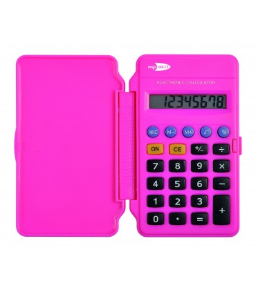 CALCOLATRICE LEBEZ 8 CIFRE COLORE FLUO