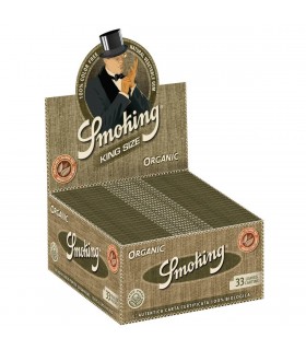 Cartina Smoking Lunga King Size Organic conf. da 50 pz.