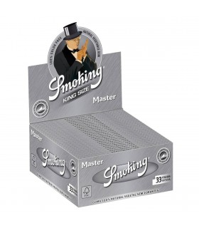 Cartina Smoking lunga Argento Master conf. da 50 pz.
