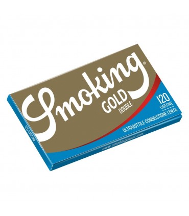 Cartina Smoking corta Oro doppie conf. da 25 pz.