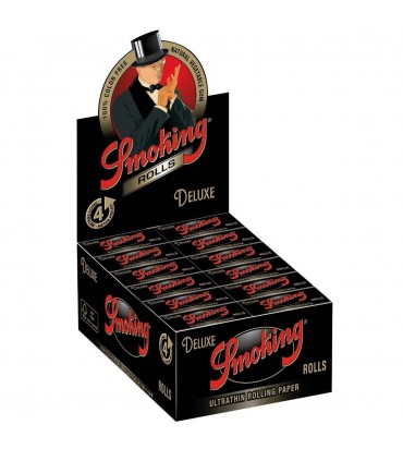 CARTINE A  RULLO SMOKING NERA   CONF. DA 24 PZ.