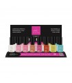 Smalto Up per Unghie Colorati Spring- Summer assortiti Lady Venezia da 12ml Expo da 24 pz. assortito con  8 colori