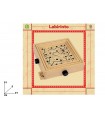 Gioco del Labirinto in Legno Mazzeo Giochi con Pallina
