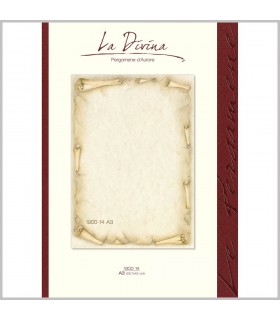 Carta Pergamena Fiorentino A3 160 gr. colore avorio conf.12 fogli