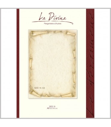 Carta Pergamena Fiorentino A3 160 gr. colore avorio conf.12 fogli