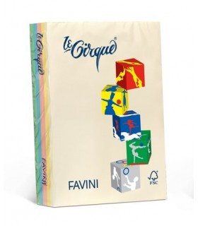 Risma 80gr Favini mix 5 colori assortiti da 500 fogli