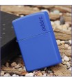 Zippo Logo Blu Matte CON LOGO