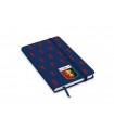 Nootebook A6 con Elastico F.C. Genoa disponibile in 2 colori Bianco e Blu