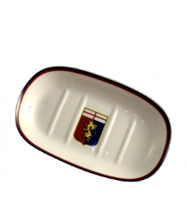 Portasaponetta in Ceramica F.C. Genoa confezionato in scatola da 200regalo