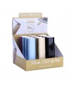 Accendino Elettronico Champ in Metallo con Ignitore e ricarica USB Expo da 12 pz. colori assortiti