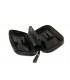 Portatabacco da Pipa in Similpelle con Zip colore nero