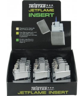 inserto per accendino zippo  Tristar con fiamma turbo jetflame expo da  12 pz.